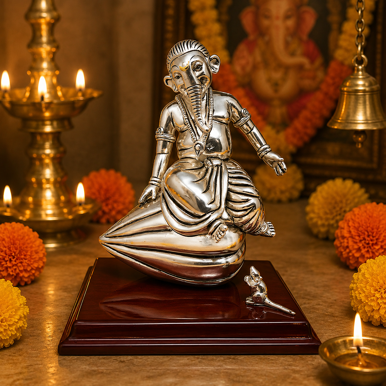 Silver Ganesh Ji